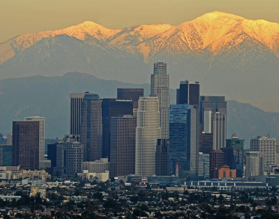 Los Angeles sundown Photograph by Matt MacMillan
