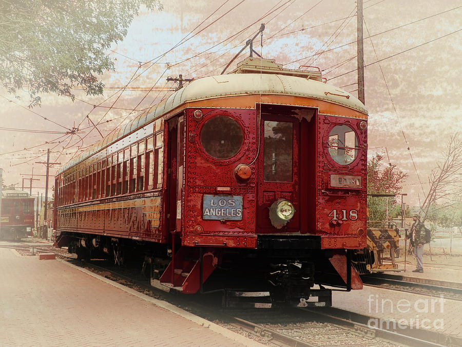Los Angeles Trolley 418 Photograph by Robert Ball Fine Art America