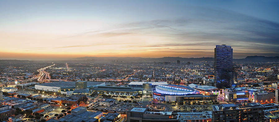 Los Angeles West View Photograph by Kelley King