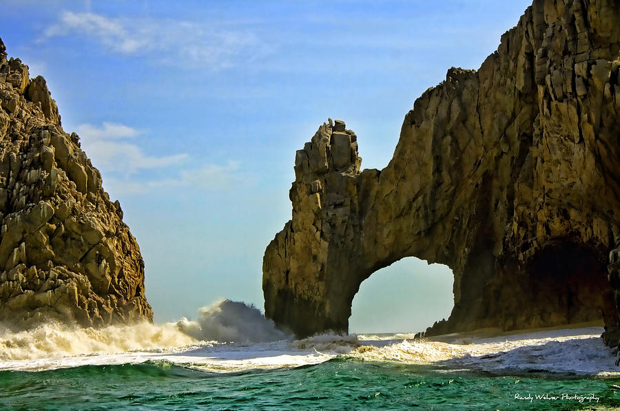 Los Arcos Waves Photograph by Randy Wehner
