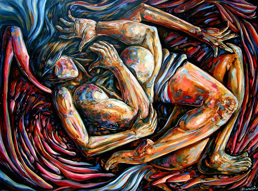 Surrealism Painting - Losing My Religion by Darwin Leon Surrealism Painting - Losing My Religion by Darwin Leon