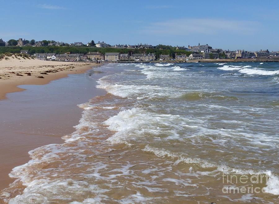 Lossiemouth from the East Beach Photograph by Phil Banks