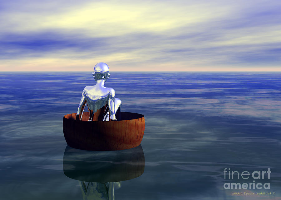 Lost At Sea Digital Art by Sandra Bauser Digital Art