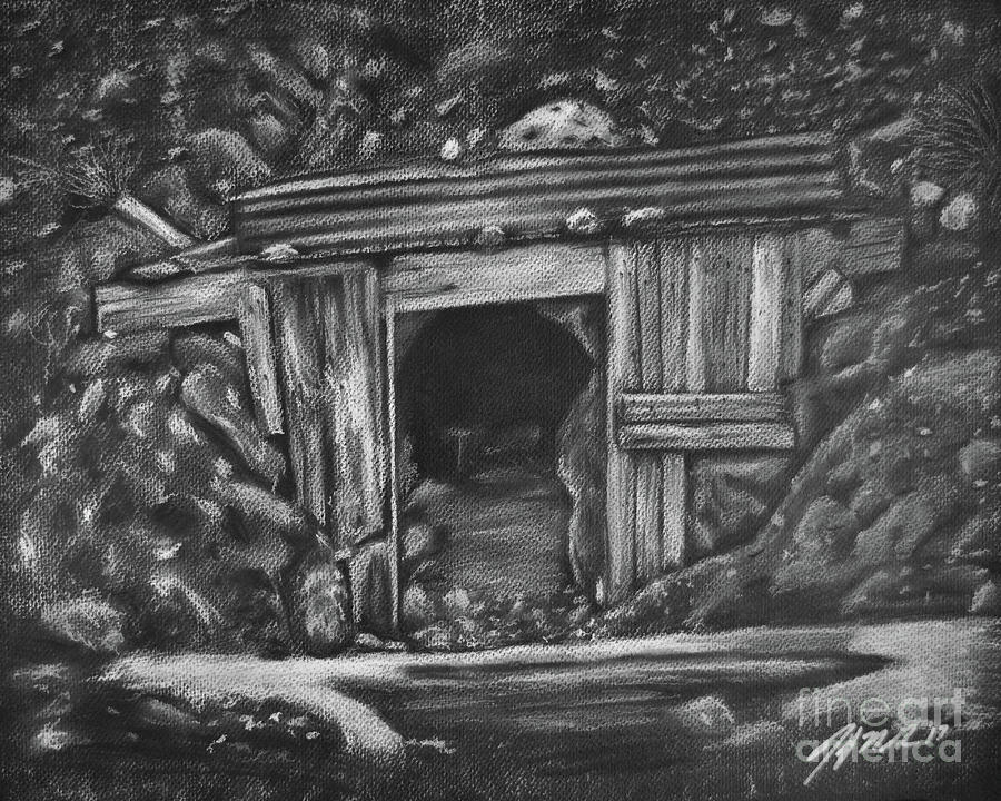 Lost Burro Mine Death Valley Drawing by Jennifer Gerke | Fine Art America