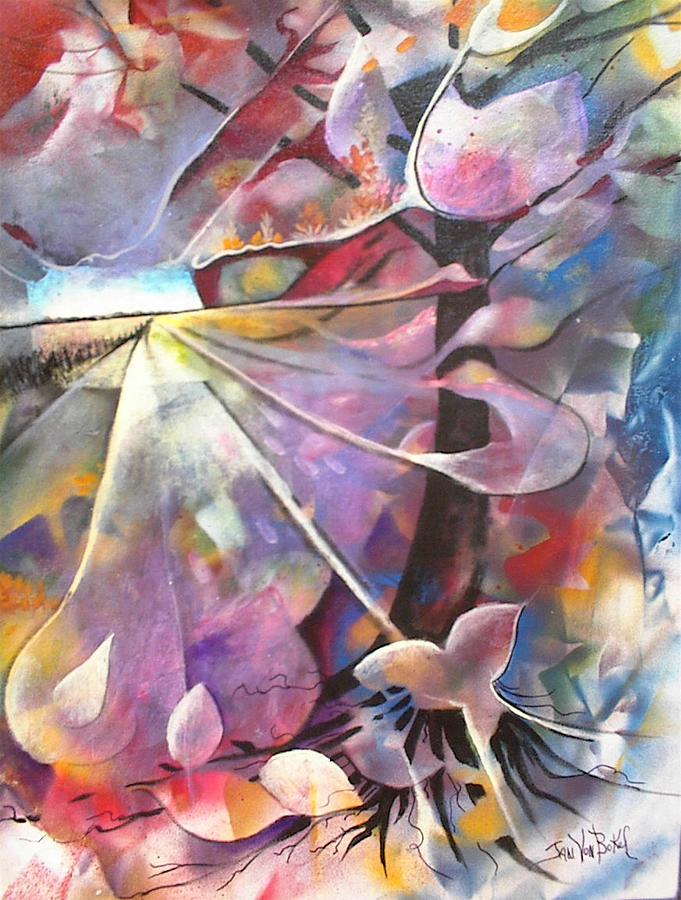 Lost Butterflys Painting by Jan VonBokel