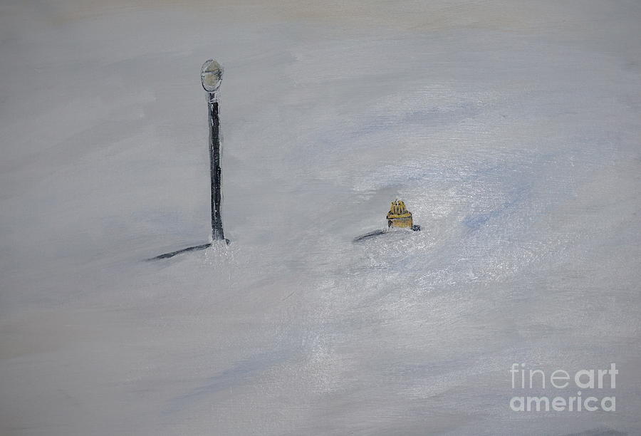 Vincent Van Gogh Painting - Lost Fire Hydrant by Jimmy Clark