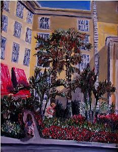 Lost In Palm Beach Painting by Ira Stark Lost In Palm Beach Painting by Ira Stark
