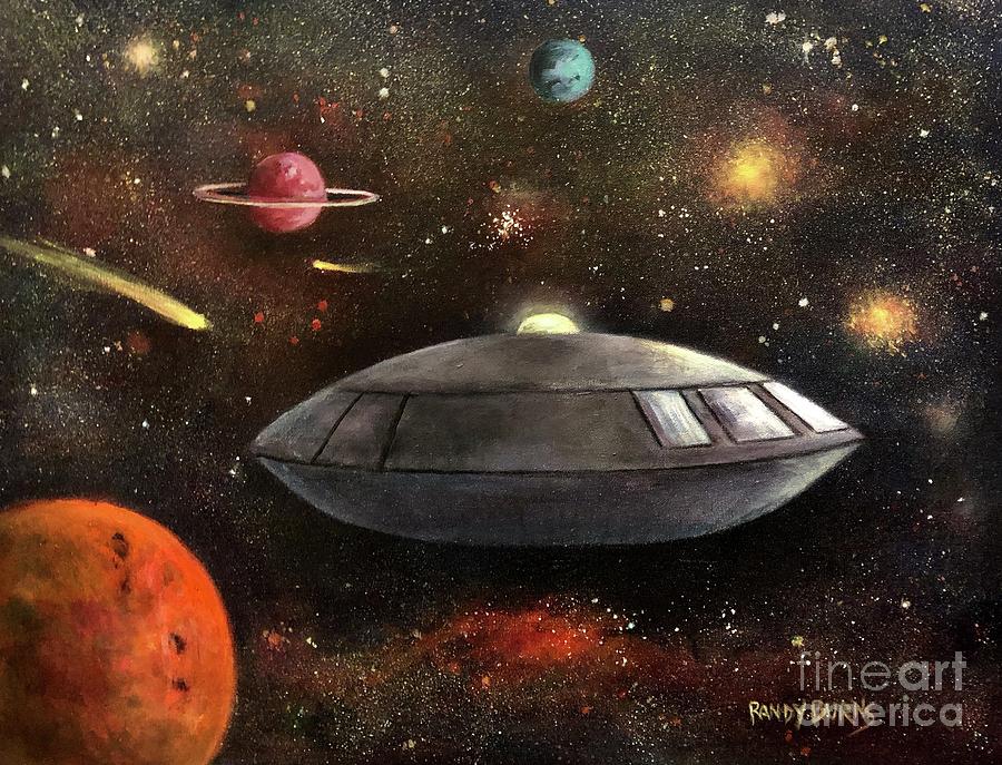Lost in Space Painting by Rand Burns