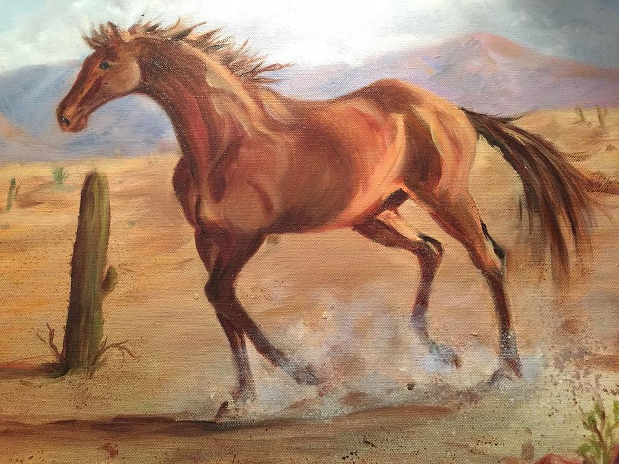 Lost in the Desert Painting by Charme Curtin