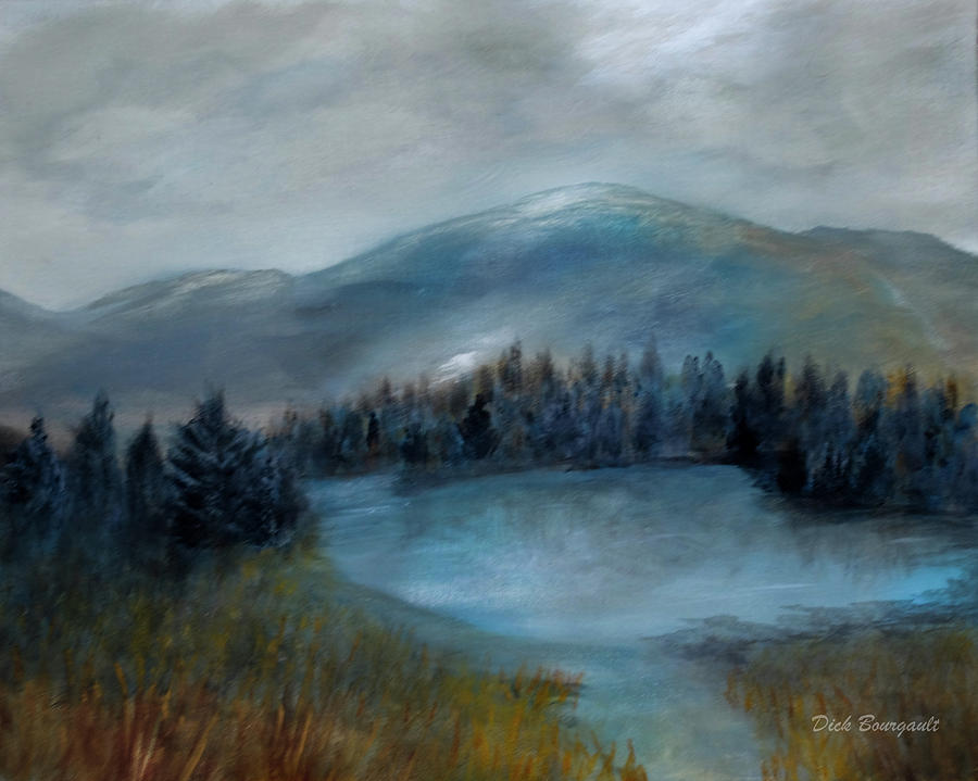 Lost Lake Painting by Dick Bourgault