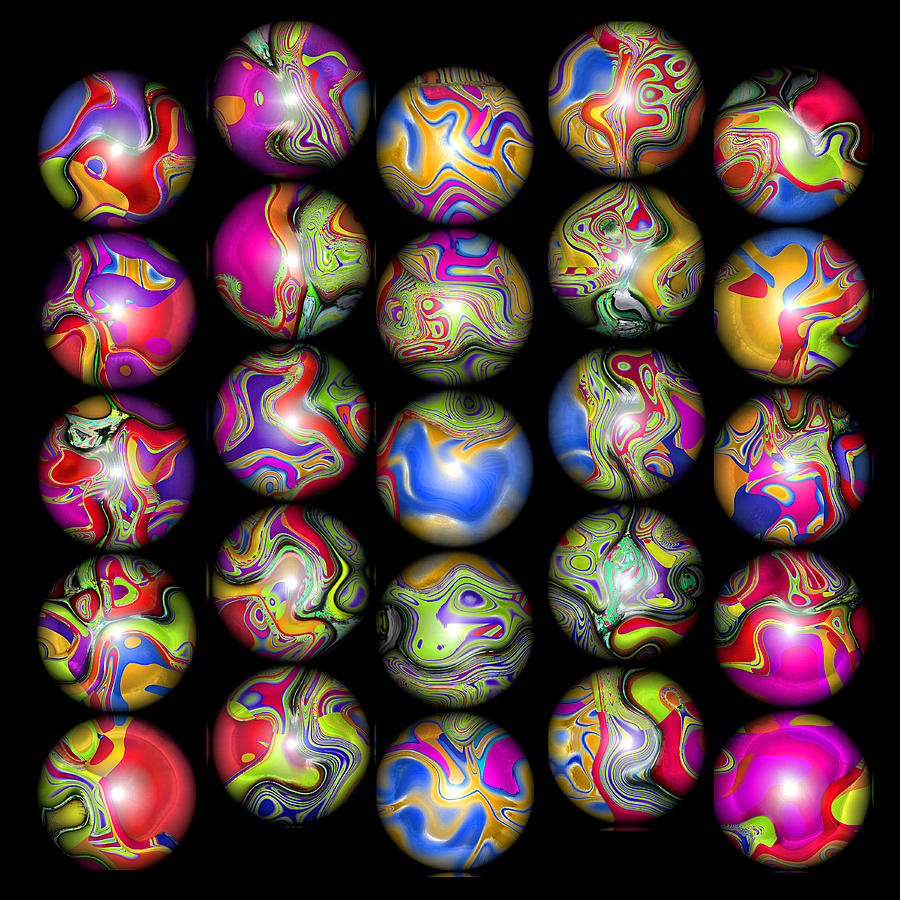 Lost My Marbles 2 Digital Art by Wendy J St Christopher