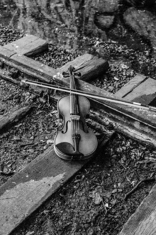 Lost Violin Photograph by Gerald Kloss