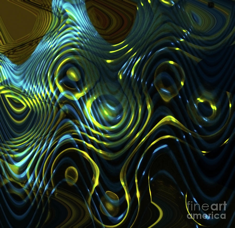 Abstract Digital Art - Lost Worlds by Jasna Dragun