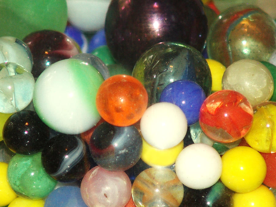 Marbles Photograph - Lost Your Marbles by Kevin Callahan