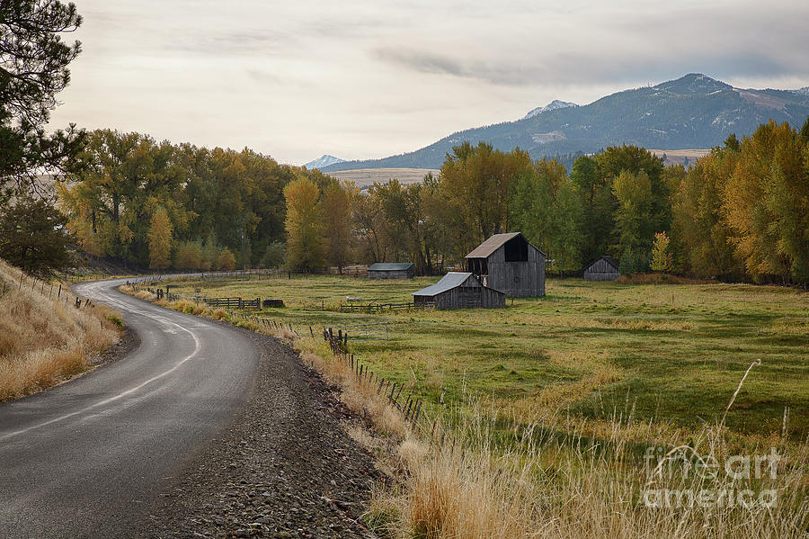Barn Photograph - Lostine Valley by Idaho Scenic Images Linda Lantzy