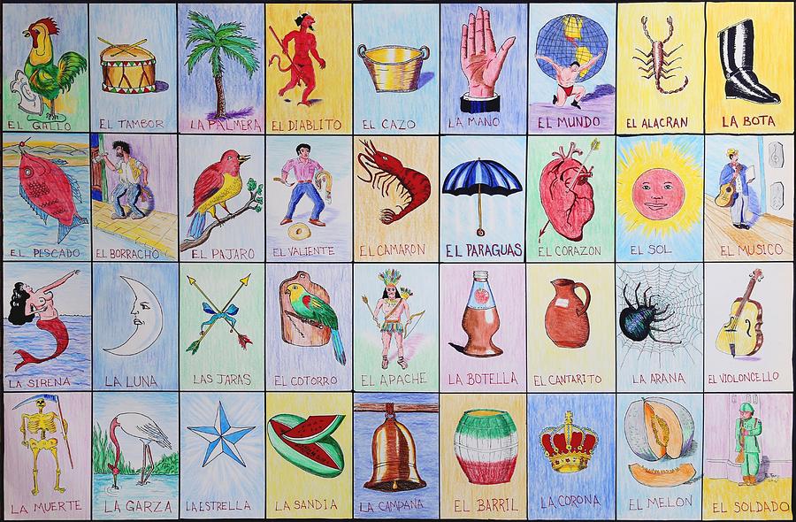 Cards Photograph - Loteria by Ru Tover
