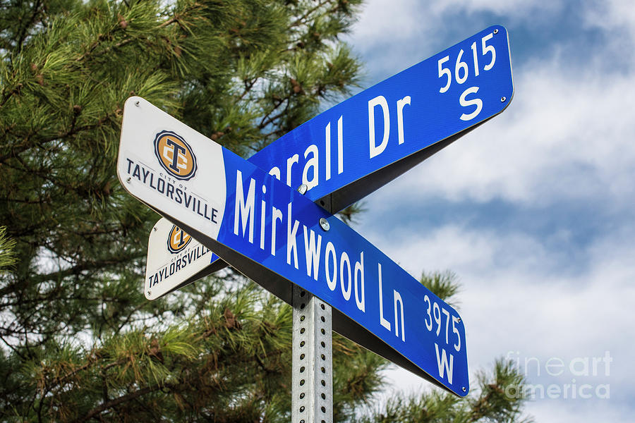 LOTR Mirkwood Street Signs Photograph by Gary Whitton
