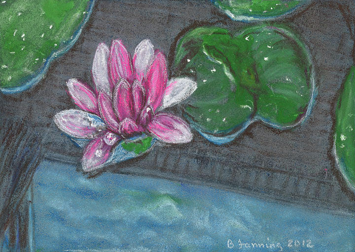 Lotus 2 Painting by Brenda Stevens Fanning