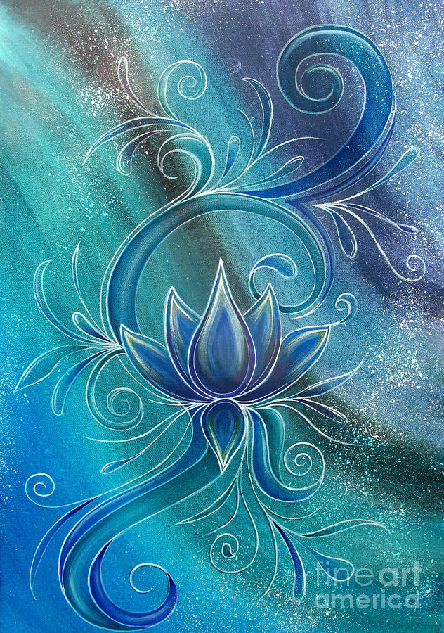 Lotus 2 Painting by Reina Cottier