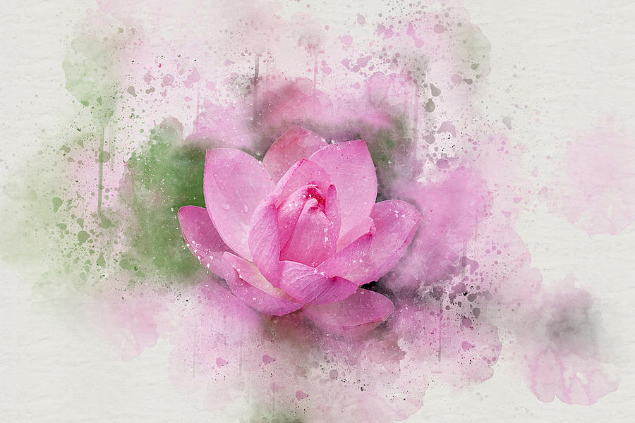 Lotus 7 Digital Art by Peggy Cooper-Hendon