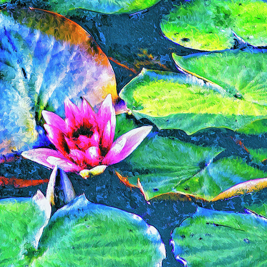 Lotus Blossom Painting by Dominic Piperata