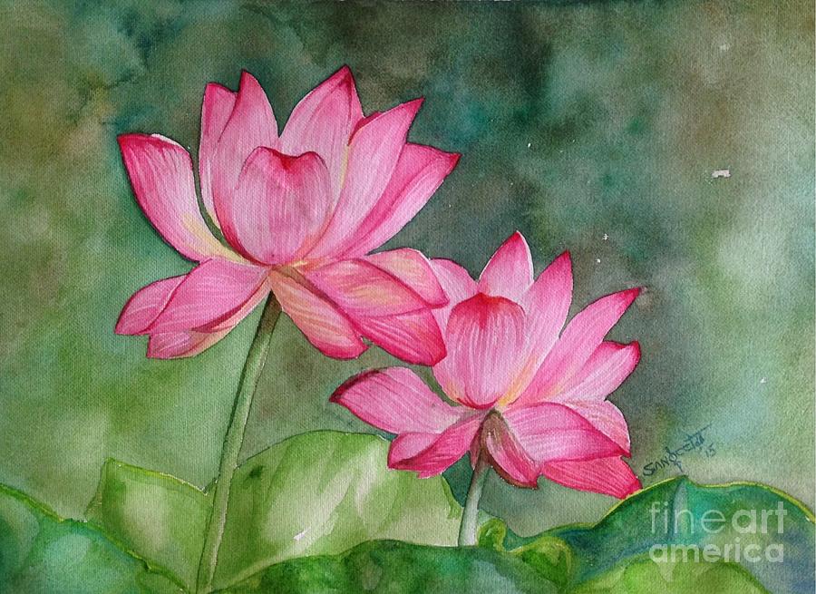 Lotus Consciousness Painting by Sangeeta Kodimyala