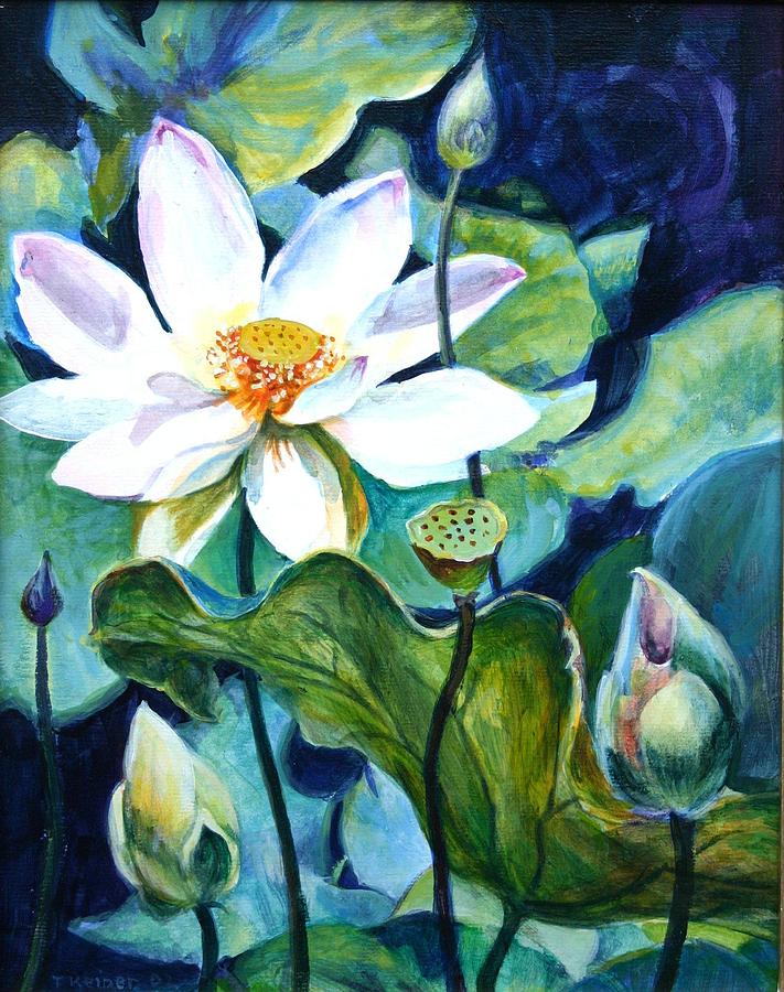 Lotus, Cycle of Life Painting by Tamara Keiper - Fine Art America