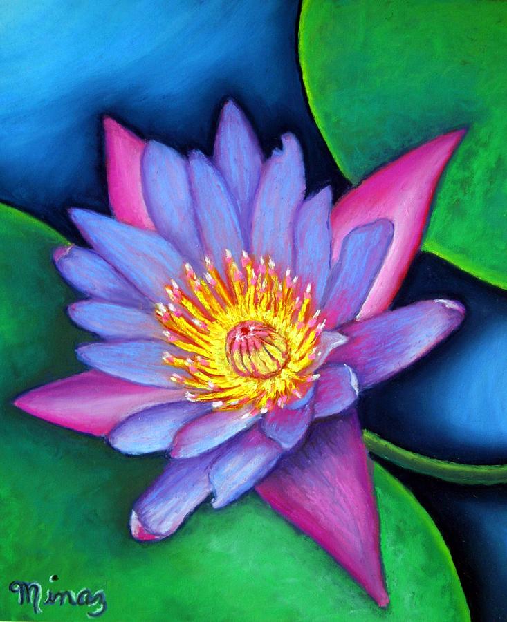 Lotus Divine Painting by Minaz Jantz