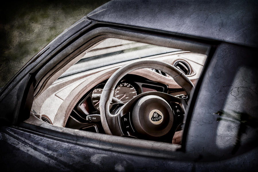 Lotus Evora S Steering Wheel -1858ac Photograph by Jill Reger