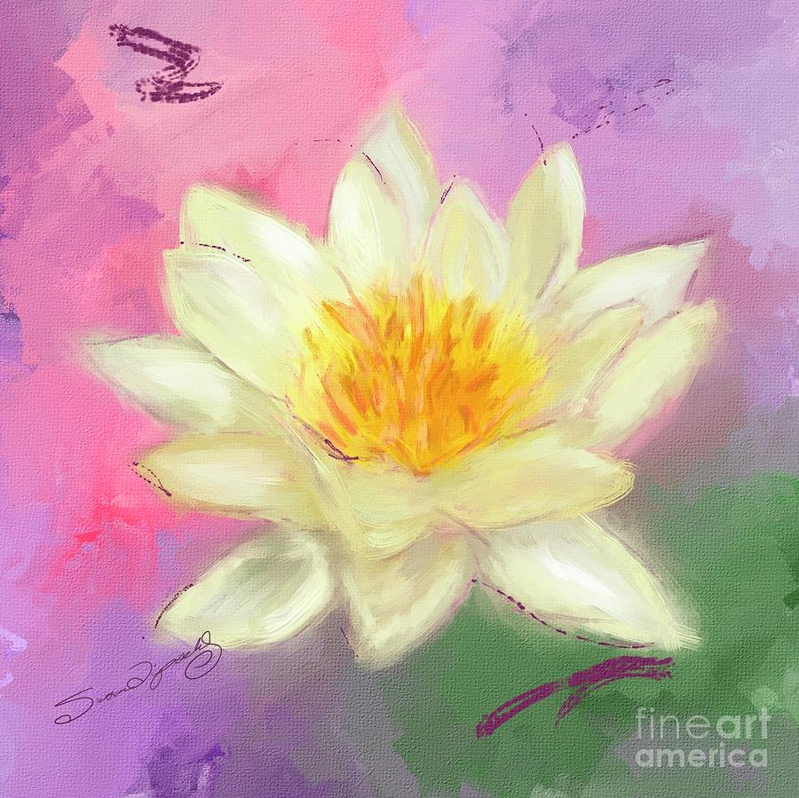 Lotus Flower Digital Art