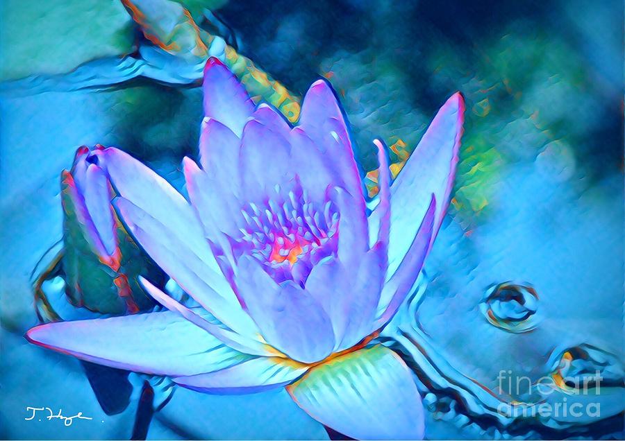 Nature Digital Art - Lotus Heart  by Julie Hoyle