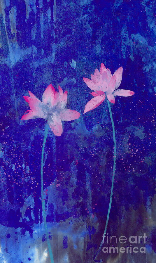 Lotus I Painting by Mui-Joo Wee