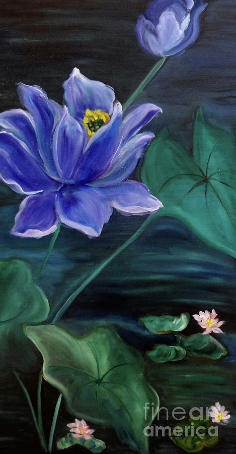 Lotus Painting by Jenny Lee