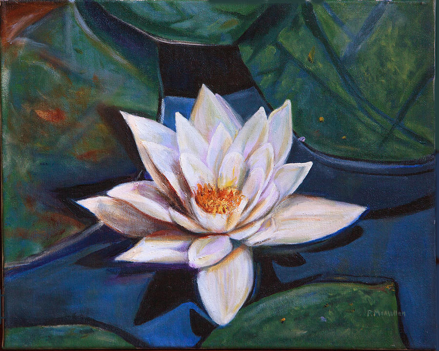 Lotus Painting by Patrick McMullen - Fine Art America