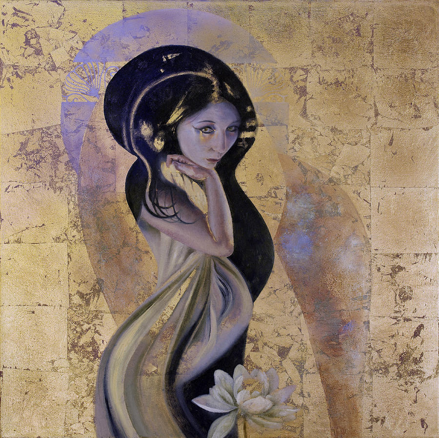 Lotus Painting by Ragen Mendenhall