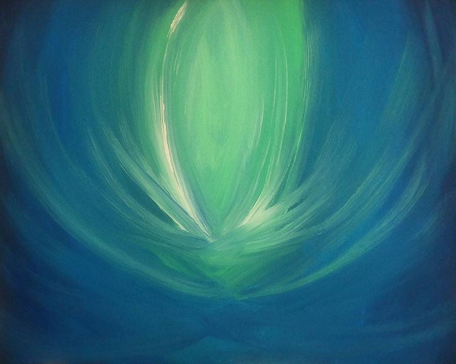 Abstract Painting - Lotus Spirit by Vale Anoai