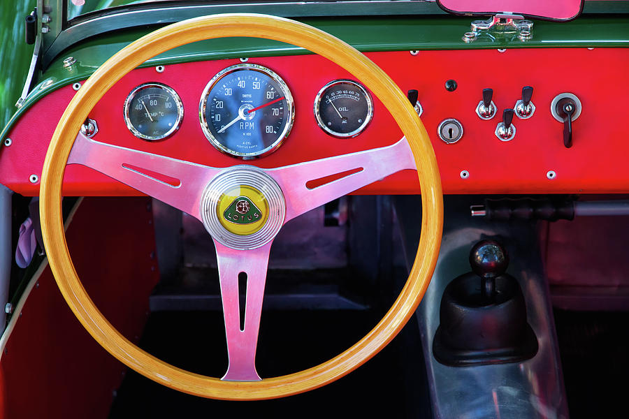 Lotus Super Seven Dashboard Photograph by Arthur Dodd