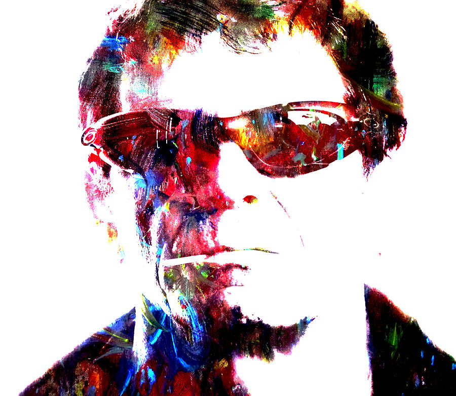 Lou Reed Painting by Brian Reaves