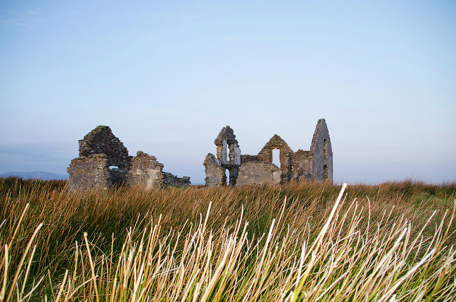 Lough Easkie Hunting Lodge Ruins Photograph by Bill Cannon