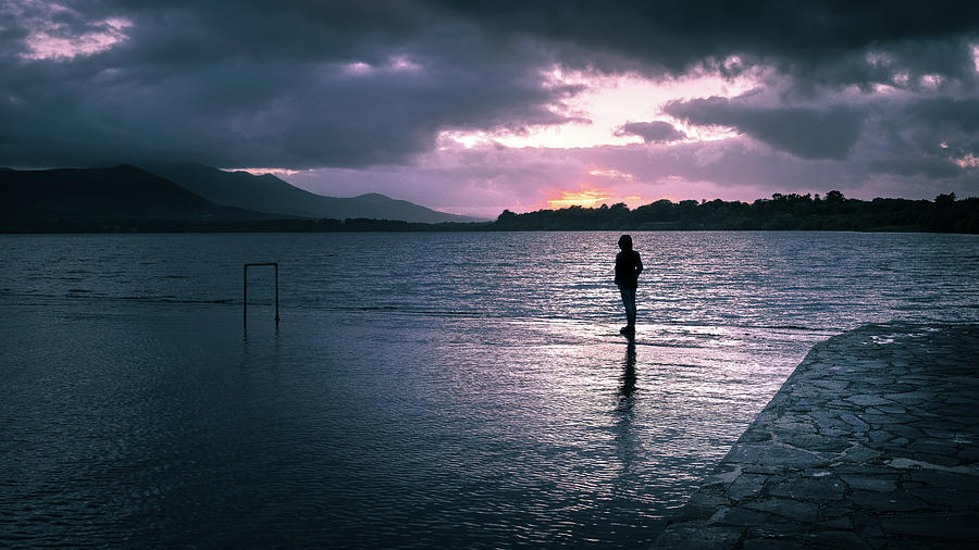 Lough Leane at sunset - Killarney, Ireland - Travel photography Photograph by Giuseppe Milo
