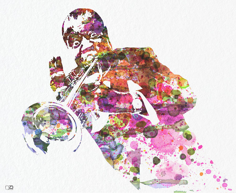 Louis Armstrong Painting - Louis Armstrong 2 by Naxart Studio
