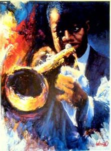 Louis Armstrong Painting by Charlie Ward - Fine Art America