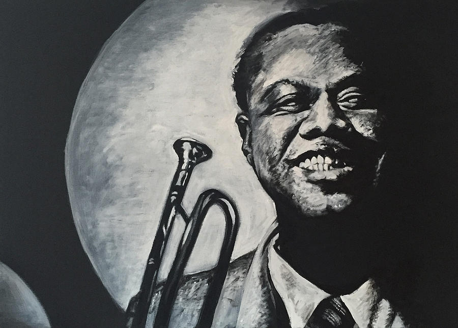 Louis Armstrong Painting - Louis Armstrong by Melissa O Brien