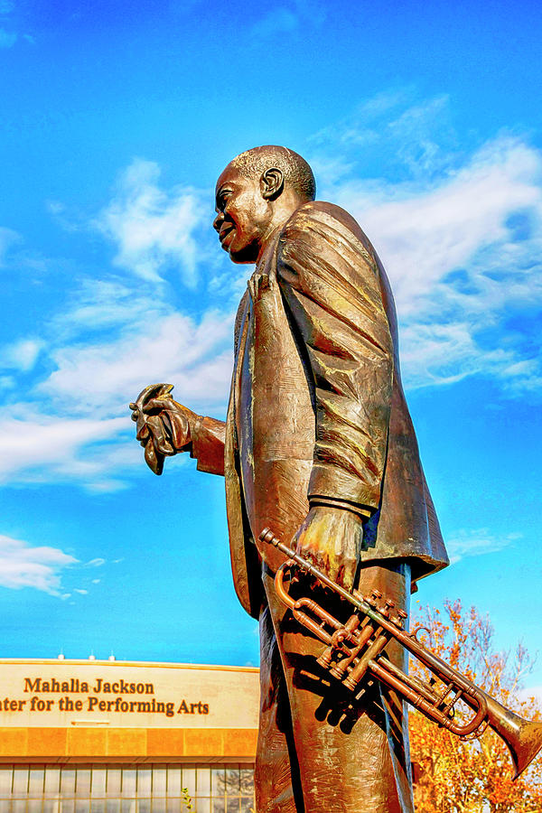 Louis Armstrong Statue Photograph by Chris Smith