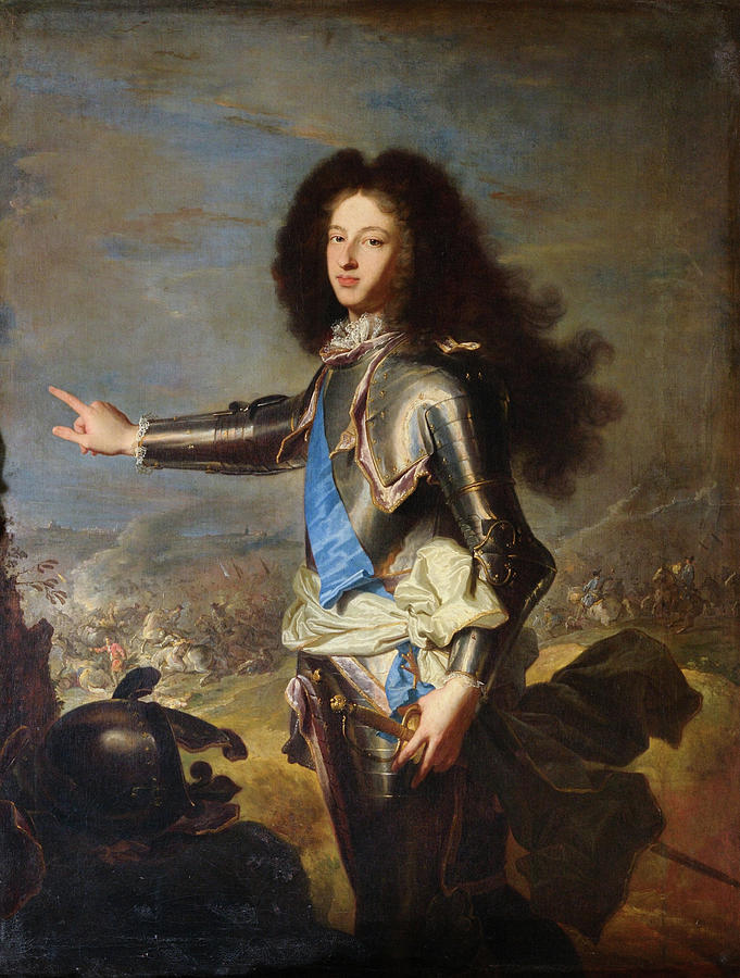 Hyacinthe Rigaud Painting - Louis de France, Duke of Burgundy by Hyacinthe Rigaud