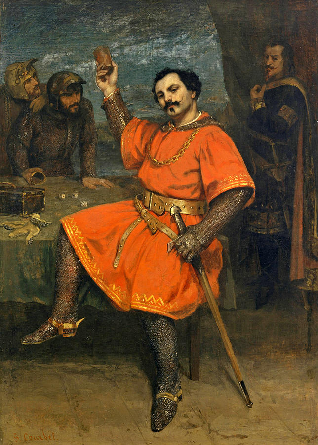 Louis Gueymard as Robert le Diable Painting by Gustave Courbet