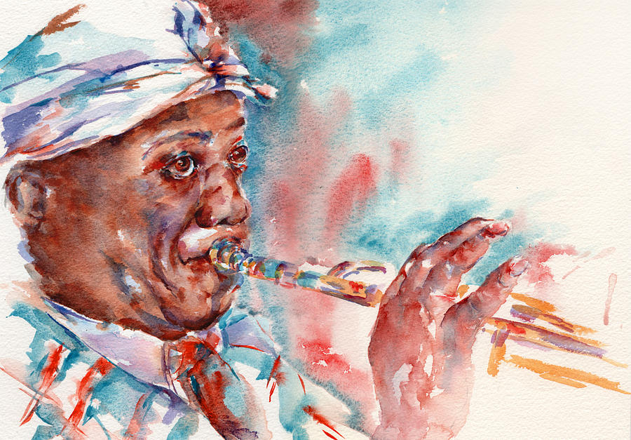 Louis Armstrong Painting - Louis by Stephie Butler