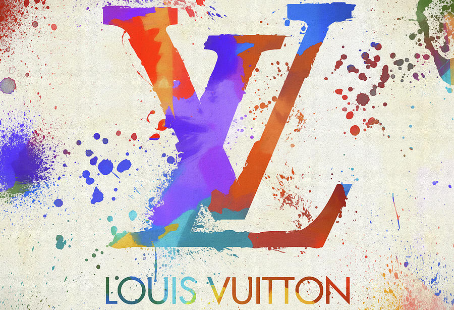 Louis Vuitton Logo Mixed Media by Dan Sproul