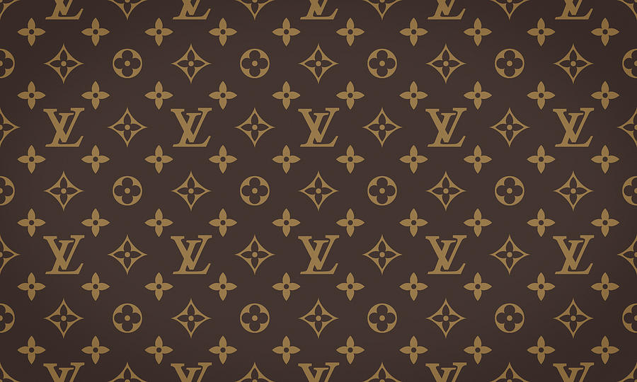 Louis Vuitton Texture Digital Art by Taylan Apukovska