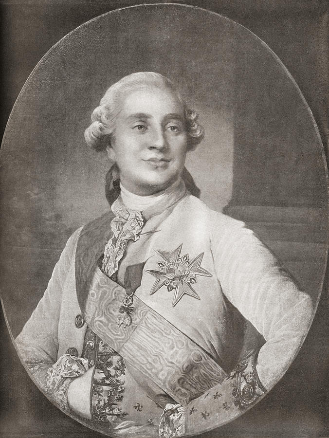 Louis Xvi, 1754 Drawing by Vintage Design Pics Fine Art America